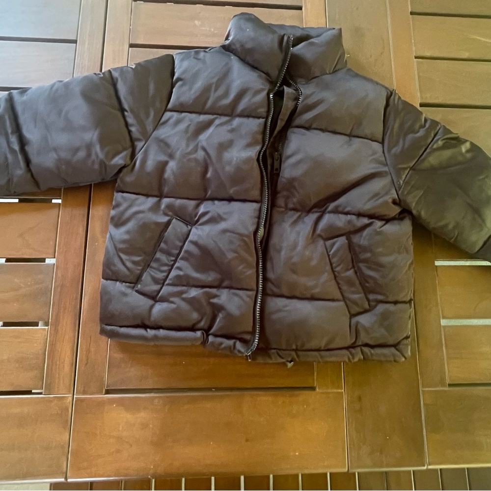 No Boundaries Black Quilted Puffer Jacket